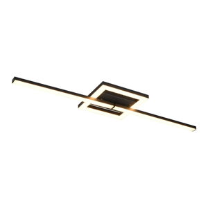 Čierne LED stropné svietidlo 16x54 cm Viale – Trio