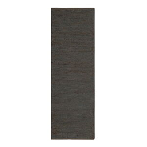 Tmavosivý ručne tkaný jutový behúň 66x200 cm Soumak – Asiatic Carpets