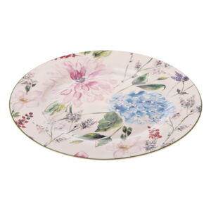 Porcelánový dezertný tanier Dakls Flower Garden, ø 20 cm