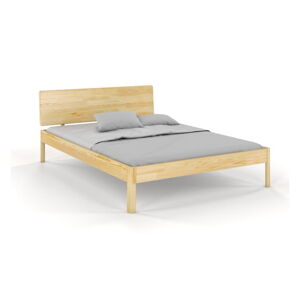 Dvojlôžková posteľ z borovicového dreva 140x200 cm v prírodnej farbe Ammer - Skandica
