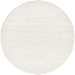 Svetlobéžový ručne tkaný vlnený koberec Westwing Collection Amaro, ø 140 cm
