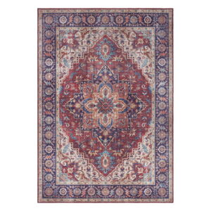 Červeno-fialový koberec Nouristan Anthea, 80 x 150 cm