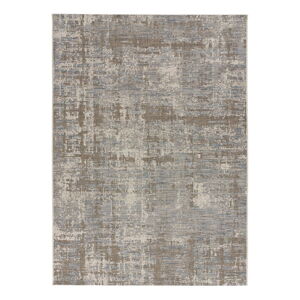 Hnedo-sivý vonkajší koberec Universal Luana, 77 x 150 cm