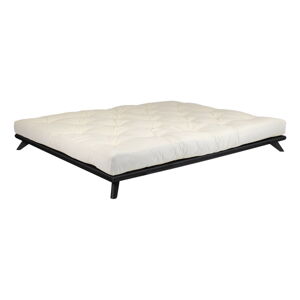 Dvojlôžková posteľ Karup Design Senza Bed Black, 160 x 200 cm