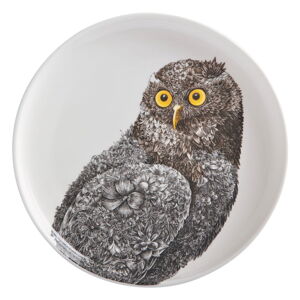 Biely porcelánový tanier Maxwell & Williams Marini Ferlazzo Owl, ø 20 cm