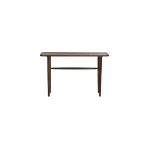 Hnedý konzolový stolík z masívu akácie 30x120 cm Qiano – Light & Living