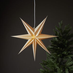 Béžová vianočná svetelná dekorácia ø 60 cm Point - Star Trading