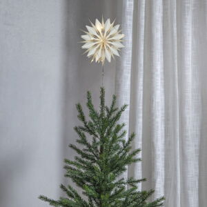 Biela svetelná špička na vianočný stromček Flinga - Star Trading