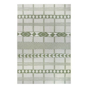 Zeleno-béžový vonkajší koberec Ragami Madrid, 200 x 290 cm
