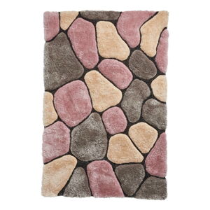 Sivo-ružový koberec Think Rugs Noble House Rock, 120 x 170 cm