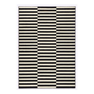 Čierno-biely koberec Hanse Home Gloria Panel, 160 x 230 cm