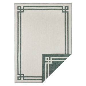 Zeleno-krémový vonkajší koberec NORTHRUGS Manito, 120 x 170 cm