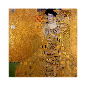 Reprodukcia obrazu Gustav Klimt Adele Bloch-Bauer I, 80 x 80 cm