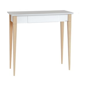 Biely pracovný stôl Ragaba Mimo, dĺžka 65 cm