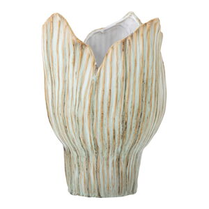 Svetlozelená kameninová váza (výška  30 cm) Mahira – Bloomingville