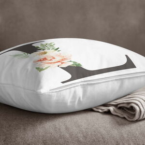 Obliečka na vankúš Minimalist Cushion Covers Floral Alphabet L, 45 x 45 cm