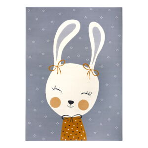 Sivý detský koberec 170x120 cm Bunny Polly - Hanse Home