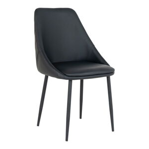 Čierne jedálenské stoličky v súprave 2 ks Porto - House Nordic
