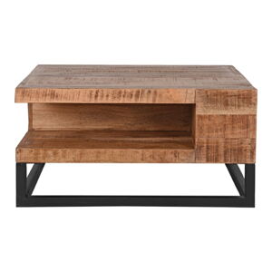 Konferenčný stolík z mangového dreva v prírodnej farbe 80x80 cm Cube – LABEL51