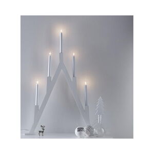 Biela vianočná svetelná dekorácia Bjurfors – Markslöjd