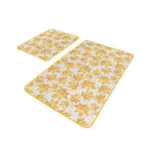 Žlté kúpeľňové predložky v súprave 2 ks 60x100 cm – Mila Home