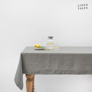 Ľanový obrus 140x300 cm Khaki – Linen Tales