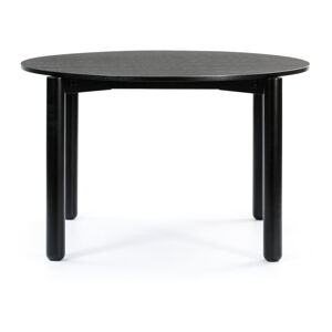 Čierny okrúhly jedálenský stôl Teulat Atlas, ø 120 cm