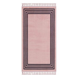 Ružový umývateľný koberec 160x100 cm - Vitaus