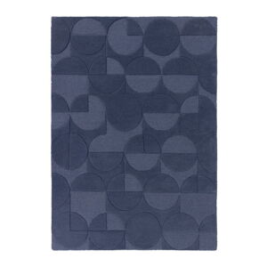 Modrý koberec z vlny Flair Rugs Gigi, 160 x 230 cm
