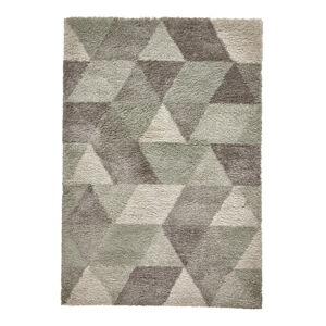 Sivo-zelený koberec Think Rugs Royal Nomadic Grey & Aqua Green, 120 × 170 cm
