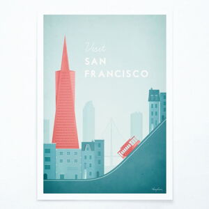 Plagát Travelposter San Francisco, 50 x 70 cm