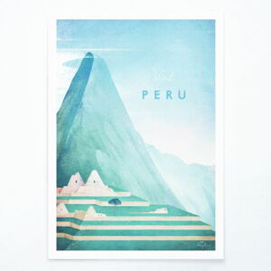Plagát Travelposter Peru, 30 x 40 cm
